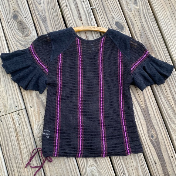 Free People Babes Only Striped Round Neck Knit Top - Picture 3 of 11